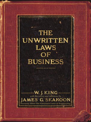 cover image of The Unwritten Laws of Business